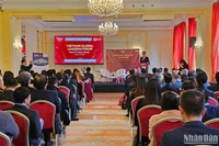 VGLF 2024 quy tụ hơn 100 chuyên gia, nhà khoa học, chủ nhân các giải thưởng quốc tế, lãnh đạo tập đoàn, chính trị gia, nhà hoạt động xã hội và đại diện của các tổ chức trong và ngoài nước. (Ảnh: KHẢI HOÀN)