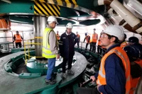 Đoàn công tác của Việt Nam tìm hiểu về các dự án nâng công suất và điện năng đang triển khai tại Nhà máy thủy điện tích năng Coo.