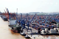 Một góc Cảng Đình Vũ (Hải Phòng).