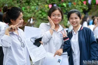 Thí sinh tại Kỳ thi tốt nghiệp THPT năm 2024 (Ảnh: THÀNH ĐẠT)
