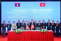 Lễ ký kết tại Hội nghị Bộ trưởng đặc biệt về Lao động, Phúc lợi xã hội và Phát triển nguồn nhân lực Việt Nam-Lào.