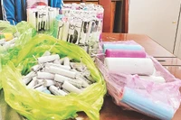 Pháo tự chế bị thu giữ. Ảnh: VĂN BAN