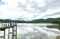 Hồ Troóc Vực ở xã Liên Trạch hư hỏng nhiều, không còn phát huy hiệu quả và tiềm ẩn mất an toàn cho người dân phía dưới đập.