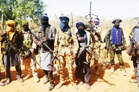 Một nhóm thánh chiến ở Nigeria. Ảnh: AP
