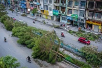 Bão số 3 gây ra nhiều thiệt hại cho người dân. Ảnh: THÀNH ĐẠT
