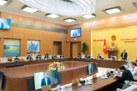 Quang cảnh phiên họp chiều 11/3. 