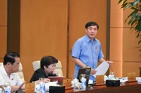 Tổng Thư ký Quốc hội, Chủ nhiệm Văn phòng Quốc hội Bùi Văn Cường cho biết công tác chuẩn bị Kỳ họp thứ 6 cơ bản hoàn tất. (Ảnh: DUY LINH)