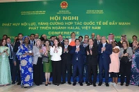 Thủ tướng Phạm Minh Chính và các đại biểu trong nước, quốc tế tham dự Hội nghị. (Ảnh: Trần Hải)