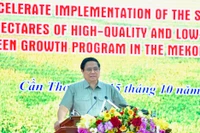 Thủ tướng Phạm Minh Chính phát biểu ý kiến tại Hội nghị. (Ảnh: Thanh Giang)