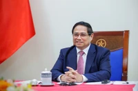 Thủ tướng Chính phủ Phạm Minh Chính điện đàm với Thủ tướng Malaysia Anwar Ibrahim (Ảnh: TRẦN HẢI).