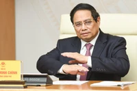 Thủ tướng Phạm Minh Chính phát biểu ý kiến kết luận cuộc họp. (Ảnh: TRẦN HẢI)