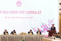 Họp báo Chính phủ thường kỳ tháng. (Ảnh: VGP)