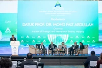 Các đại biểu tham dự Phiên toàn thể thứ 2 trong khuôn khổ Diễn đàn Tương lai ASEAN năm 2025. (Ảnh: SƠN TÙNG) 