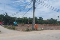 Khu đất đấu giá tại thôn Tiên Mai, xã Hương Sơn.