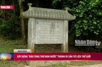 Xây dựng ''Bảo tàng thơ Non Nước'' thành di sản tư liệu thế giới