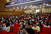 Toàn cảnh lễ phát động ngày đọc sách trong thanh niên.