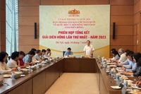 Phó Chủ tịch Thường trực Quốc hội Trần Thanh Mẫn phát biểu kết luận phiên họp.