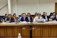 Bộ trưởng Xây dựng Việt Nam Nguyễn Thanh Nghị, đồng Chủ tịch Ủy ban liên chính phủ Việt Nam - Cuba, tại phiên khai mạc kỳ họp. (Ảnh: TTXVN)