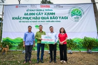 [Ảnh] Báo Nhân Dân trồng hàng chục nghìn cây xanh hỗ trợ sinh kế bà con Làng Nủ