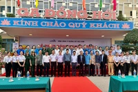 Các đại biểu tham gia tại buổi lễ phát động tại Quảng Bình.