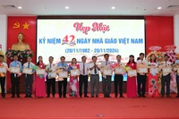 Tuyên dương các nhà giáo tiêu biểu cấp tỉnh năm 2024.