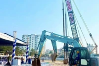 Hà Nội có thêm một dự án nhà ở xã hội vừa được khởi công trong tháng 12/2024. (Ảnh: TTXVN)