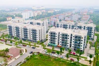 Khu nhà ở xã hội tại khu đô thị mới Thanh Lâm - Đại Thịnh 2, huyện Mê Linh, Hà Nội.