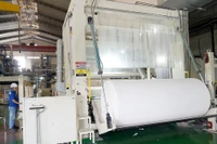 Công ty TNHH Giấy Xuân Mai, Khu công nghiệp Hiệp Phước ứng dụng máy móc hiện đại giúp sản xuất sạch hơn, giảm phát thải ra môi trường. (Ảnh THẾ ANH)