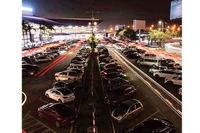 Một số khu vực tại Cảng hàng không quốc tế Nội Bài tắt đèn chiếu sáng để hưởng ứng Giờ Trái đất năm 2025. (Ảnh NIA)