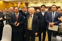 Tổng Bí thư Nguyễn Phú Trọng tới dự phiên khai mạc Hội nghị Ngoại giao lần thứ 32, ngày 19/12/2023.