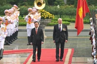 [Ảnh] Chủ tịch nước Võ Văn Thưởng đón, hội đàm với Toàn quyền Australia David Hurley