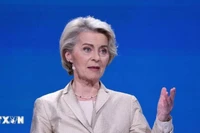 Chủ tịch Ủy ban châu Âu (EC) Ursula von der Leyen. ̣̣(Ảnh: THX/TTXVN) 