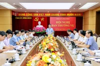 Ban Thường vụ Tỉnh ủy Vĩnh Phúc họp bàn về công tác cán bộ.