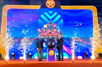 Các đại biểu thực hiện nghi thức kích hoạt sự kiện.