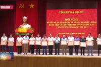 Hà Giang nâng cao chất lượng công tác xây dựng Đảng đến từng Chi bộ cơ sở