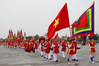 Rước kiệu về Đền Hùng là nét đẹp văn hóa của người dân đất Tổ trong dịp Giỗ Tổ Hùng Vương.