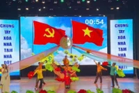 Một tiết mục truyền thông ấn tượng tại hội thi.