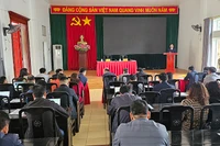 Quang cảnh buổi họp báo.