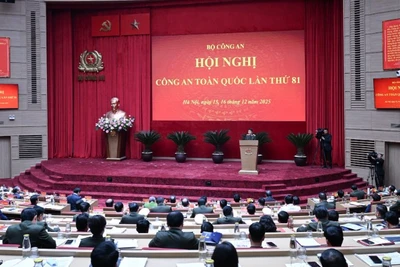 Hội nghị Công an toàn quốc lần thứ 81 diễn ra trong hai ngày 15-16/12/2025.