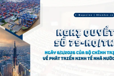 Nghị quyết số 79-NQ/TW, ngày 6/1/2026 của Bộ Chính trị về phát triển kinh tế nhà nước