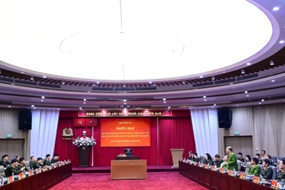 Rà soát tổng thể các mặt công tác bảo đảm an ninh, trật tự Đại hội XIV của Đảng.