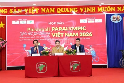Ban tổ chức công bố giải Pickleball Paralympic Việt Nam năm 2026.
