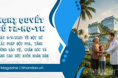 Nghị quyết số 72-NQ-TW ngày 9/9/2025 về một số giải pháp đột phá, tăng cường bảo vệ, chăm sóc và nâng cao sức khỏe nhân dân