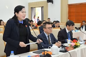 Ủy viên Trung ương Đảng, Chủ nhiệm Ủy ban Khoa học, Công nghệ và Môi trường của Quốc hội Nguyễn Thanh Hải kết luận hội thảo “Nghị quyết số 57-NQ/TW và 68-NQ/TW: Nền tảng để doanh nghiệp tư nhân đột phá phát triển khoa học, công nghệ, đổi mới sáng tạo và chuyển đổi số”. (Ảnh Thế Đại)