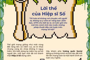 Thay vì ngăn chặn, Việt Nam đang hướng đến những giải pháp thân thiện, cùng đồng hành với trẻ trên không gian mạng. Trong ảnh: Trích từ cẩm nang “Tự tin chinh phục Vương quốc Social” của Toà soạn Tiếng Xanh. 