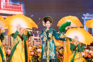 Nhiều ca sĩ trẻ đã coi trang facebook cá nhân là kênh quảng bá hoạt động nghệ thuật, với lượng người theo dõi lớn (Trong ảnh: Ca sĩ Hà Myo đăng tải hình ảnh biểu diễn tại Ấn Độ, ngày 17/3/2026, trên trang Facebook có hơn 350.000 người theo dõi. 