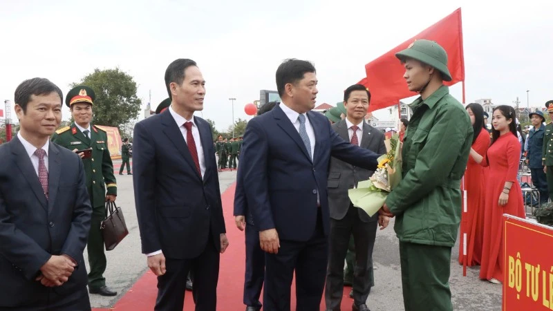 Bắc Ninh tổ chức lễ giao nhận quân năm 2026 với sự tham dự của lãnh đạo cấp cao