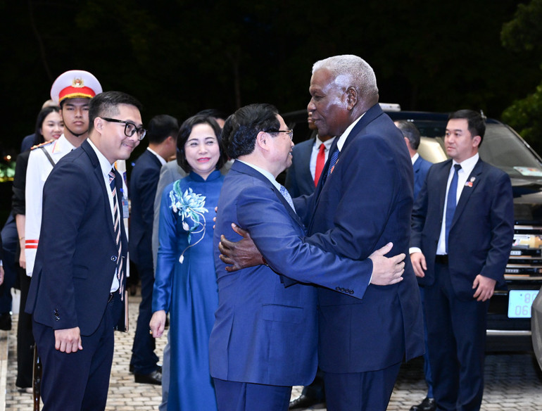 Thủ tướng Phạm Minh Chính đón Chủ tịch Quốc hội Cuba Esteban Lazo Hernandez. image-3.jpg