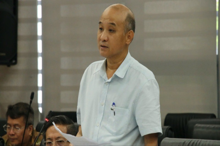 Phó Chủ tịch Ủy ban nhân dân thành phố Đà Nẵng Lê Quang Nam phát biểu tại buổi làm việc. 8e8dc5bf3c8c8ad2d39d-1517.jpg