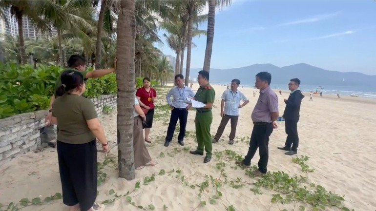 Cảnh sát kinh tế thành phố Đà Nẵng phối hợp các đơn vị liên quan kiểm tra, phát hiện hàng loạt khách sạn ven biển Đà Nẵng vi phạm. 98516f0bdffe55a00cef-3840.jpg